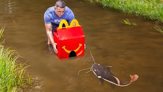 HAPPY MEAL CATCHES MONSTER FISH [upl. by Yelkcub]