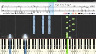 ♫ Yahin Hoon Main Ayushmann Khurrana  Piano Tutorial  Music Sheet  MIDI with Lyrics [upl. by Hilliard510]