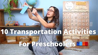 10 Montessori Inspired Transportation Activities for Toddlers [upl. by Melvyn]