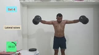 Dumbbell Shoulder and Tricep Workout for Toning and Strength [upl. by Akimert147]