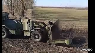 Danish mine clearing vehicle Hydrema 910 MCV in service with the Ukrainian army [upl. by Raveaux166]