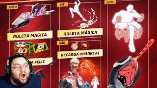 Nueva Agenda Semanal de FREE FIRE  SKIN COBRA REGRESA EMOTES RULETA MAGICA y Más [upl. by Itra]