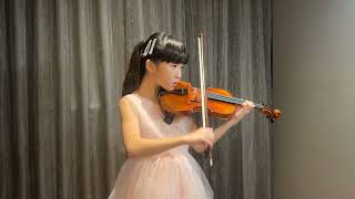 Kreutzer Etude No30 played by Faith Lum aged 10 [upl. by Camarata]