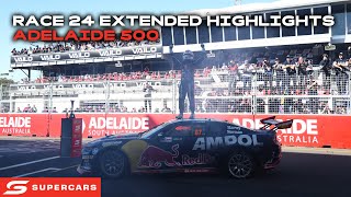 Race 24 Extended Highlights  VAILO Adelaide 500  2024 Repco Supercars Championship [upl. by Sharon]