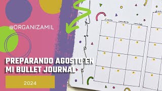 Bullet Journal  Agosto 2024 [upl. by Nerdna]