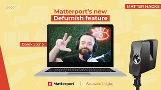 Matterport’s new Defurnish feature  Matter Hacks [upl. by Nelram]