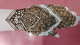 arabic khafif mehndi design using rajwadi style in arabic khafif mehndi design [upl. by Oicinoid396]