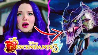 DESCENDANTS 3 🍎 MAL TURNS INTO A DRAGON AGAIN  🐉 D3 Mystery Trailer Deets Breakdown Analysis 🔮 [upl. by Norwood]