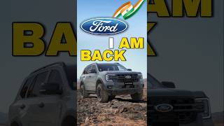 Ford To Re Enter India In 2024 automobile shorts india [upl. by Aniri]