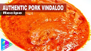 Authentic Pork Vindaloo  Pork Vindaloo RecipeAngloIndian Recipe  Vindaloo Masala Recipe [upl. by Sheepshanks]