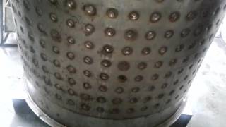 Hydro test of dimple jacketed tank Africa order [upl. by Schou975]