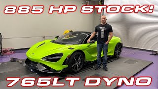 765LT should be called the 865LT  McLaren 765LT Dyno Testing compared to 720S [upl. by Uriah991]