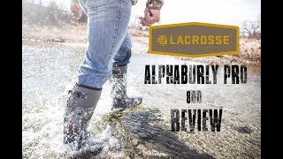 LACROSSE ALPHABURLY PRO BOOTS REVIEW [upl. by Shriver742]