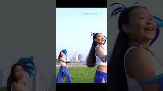 💙Polynesian Dance Ori TahitiTahitian Dance Workout FitnessTutorial Basic Step Cardio タヒチアンダンス [upl. by Niatsirt]