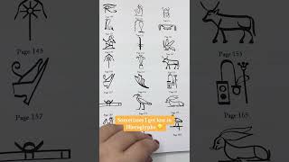 Write Hieroglyphs Like an EGYPTIAN Hieroglyphic Calligraphy for Beginners Level up your creativty [upl. by Riannon137]