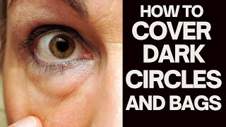 HOW TO COVER DARK CIRCLES AND BAGS FOR MATURE WOMEN  Nikol Johnson [upl. by Keynes]