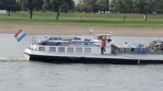 Binnenschiff MARTINA auf dem Rhein [upl. by Amsirac102]