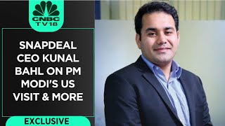 Snapdeal CEO Kunal Bahl Hails PM Modis State Visit To The US  EXCLUSIVE  CNBC TV18 [upl. by Farrah]