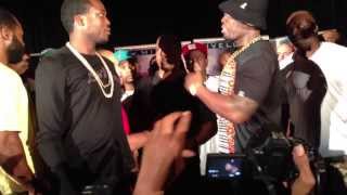 Confrontation between 50 cent and Trav former GUnit Member [upl. by Lyris977]