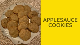 APPLESAUCE COOKIESYOU CAN FREEZE FOR UP TO 4 MONTHS RECIPE BELOW [upl. by Byrann]