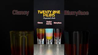 TWENTY ONE PILOTS INSPIRED SHOTS 🔥 twentyonepilots shots cocktails [upl. by Gnidleif]