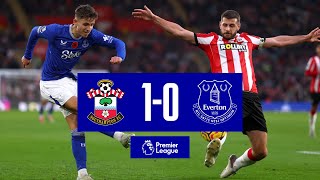 SOUTHAMPTON 10 EVERTON  Premier League highlights [upl. by Vedi]