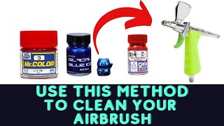 Use This Method To Clean Your Airbrush Between Colors [upl. by Odo45]