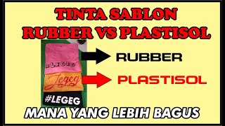 SABLON RUBBER VS PLASTISOLKAOSE BOCAH LEGEG [upl. by Rina]