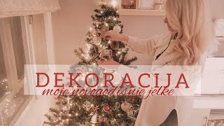 NOVOGODIŠNJI SERIJAL 2021  🎄 Dekoracija novogodišnje jelke  Decorating my christmas tree [upl. by Iives179]