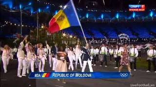 Moldova  Ceremonia de Deschidere a Jocurilor Olimpice Londra 2012 [upl. by Rhynd789]