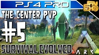 ARK OFFICIAL PVP on PS4  EP 5  EXPLORING THE CENTER IN SEARCH OF BLUE PRINTS [upl. by Ikkir405]