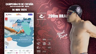 2024 Campeonato de España  200 Braza  Yoel Faro [upl. by Bourque]