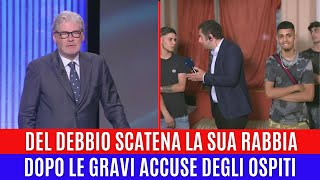 DEL DEBBIO IN FURIA LA REAZIONE ALLA GRAVE ACCUSA IN DIRETTA [upl. by Daye]