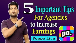 5 Important tips to increase earnings in poppo live  पोप्पो एप में कमाई बढ़ाने के 5 तरीके  Poppo [upl. by Laetitia202]