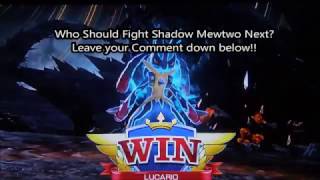 Pokken Tournament Jordan Lucario and Sylveon Vs Mega Shadow Mewtwo X [upl. by Hephzipa635]