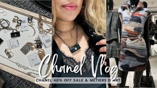 CHANEL 40 off Sale 2024  24A Métiers dart RTW Shoes Bags  Chanel Shopping Vlog [upl. by Anyzratak]