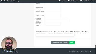 Navigating the Bronfman Fellowship Application System [upl. by Hamehseer]