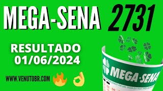 🍀 Resultado MegaSena 2731 [upl. by Bigler810]