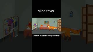 Mina fever 2danimation animation animationstyle funny cartoon shortvideo waz সব drawing [upl. by Jurdi]