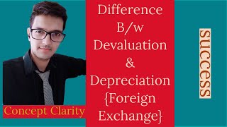 Difference between  Devaluation and Depreciation [upl. by Winne573]