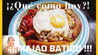 DELICIOSO Majadito Batido con carne de res [upl. by Avik306]