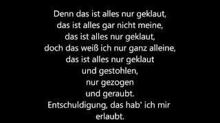 Die Prinzen  Alles nur geklaut  lyrics [upl. by Ardeahp]