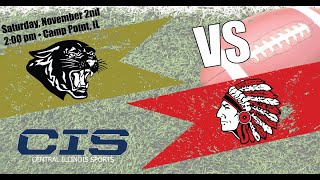 Camp Point Central vs Nokomis  IHSA Football [upl. by Eimrej]