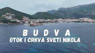 Budva otok i crkva Sveti Nikola [upl. by Rodge]