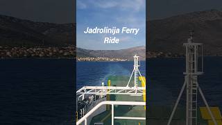 Jadrolinija Ferry Ride Orebic to Korcula  Jadrolinija Trajektna Vožnja Orebic do Korcule ferry [upl. by Alliuqaj80]