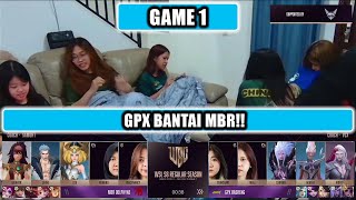 GPX BANTAI MBR GPX VS MBR GAME 1 WSL S8 REGULAR SEASON [upl. by Aliza]