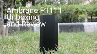 Ambrane P1111 Power Bank Unboxing and Review [upl. by Arzed]