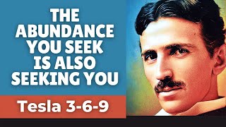 The Abundance You Seek Is Also Seeking You  Tesla’s 3 6 9 Manifestation [upl. by Kinsley195]