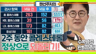 2주만에 콜레스테롤 수치 낮출 수 있다 [upl. by Wells]