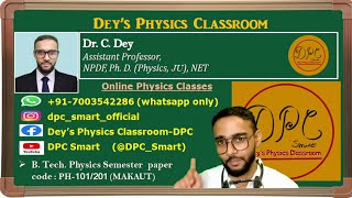 Online Physics Tuition Class for 1st year MAKAUT B Tech Paper code BSPH101 Started Hurry up [upl. by Arodoet]